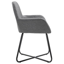 Load image into Gallery viewer, Set of 2 Dining Chairs in Dark Gray Fabric by Blak Hom