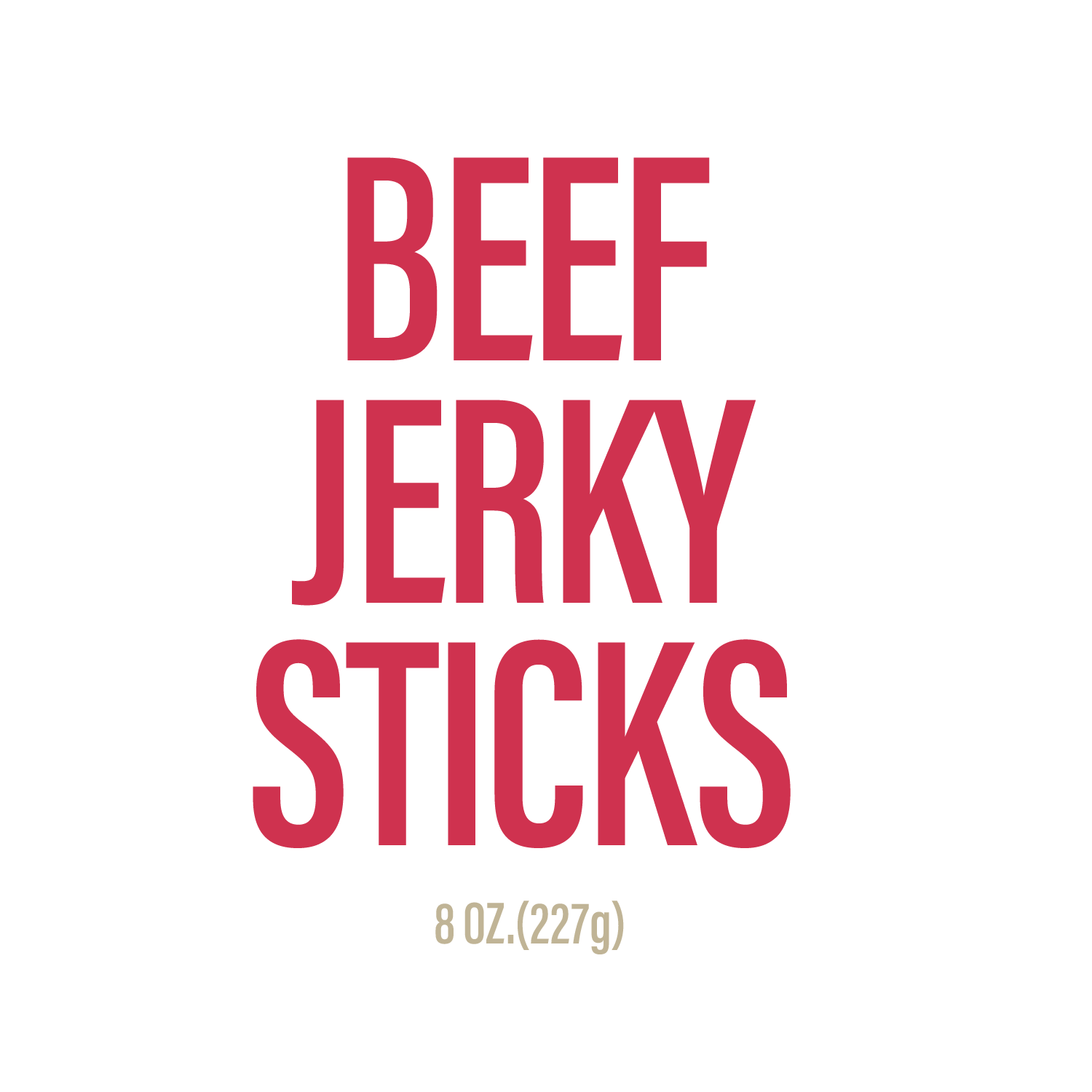Beef Jerky Sticks for Dogs – 5-6" (8oz)