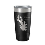 Lake Stanley Draper Map Tumbler Travel Mug Insulated Laser Engraved Coffee Cup Oklahoma 20 oz