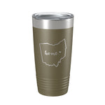 Ohio Tumbler Home State Travel Mug Insulated Laser Engraved Map Coffee Cup 20 oz