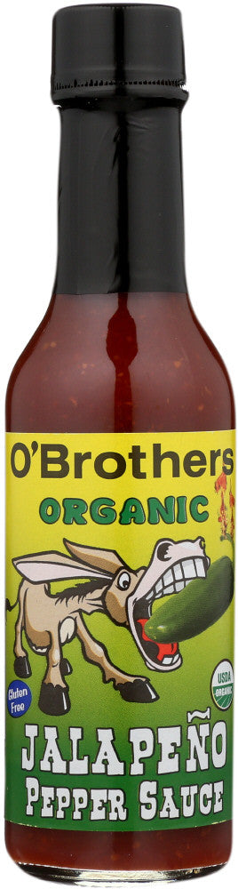 O`Brothers Hot Sauce Jalapeno Pepper Sauce (12X5 OZ)-0