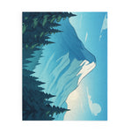 Mountain Sunrise Jigsaw Puzzle — Scenic Forest Peak Puzzle (120/252/500 pcs)