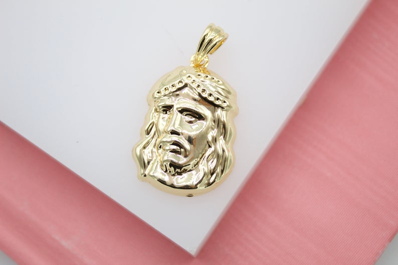 Jesus Head Pendant (A114)-0