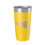 Canyon Lake Map Tumbler Travel Mug Insulated Laser Engraved Coffee Cup Texas 20 oz