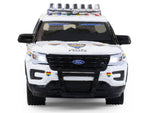 2016 Ford Police Interceptor Utility "New York Police Department (NYPD) Pride Livery" White with Rainbow Stripes "Hot Pursuit" Series 47 1/64 Diecast Model Car by Greenlight-2