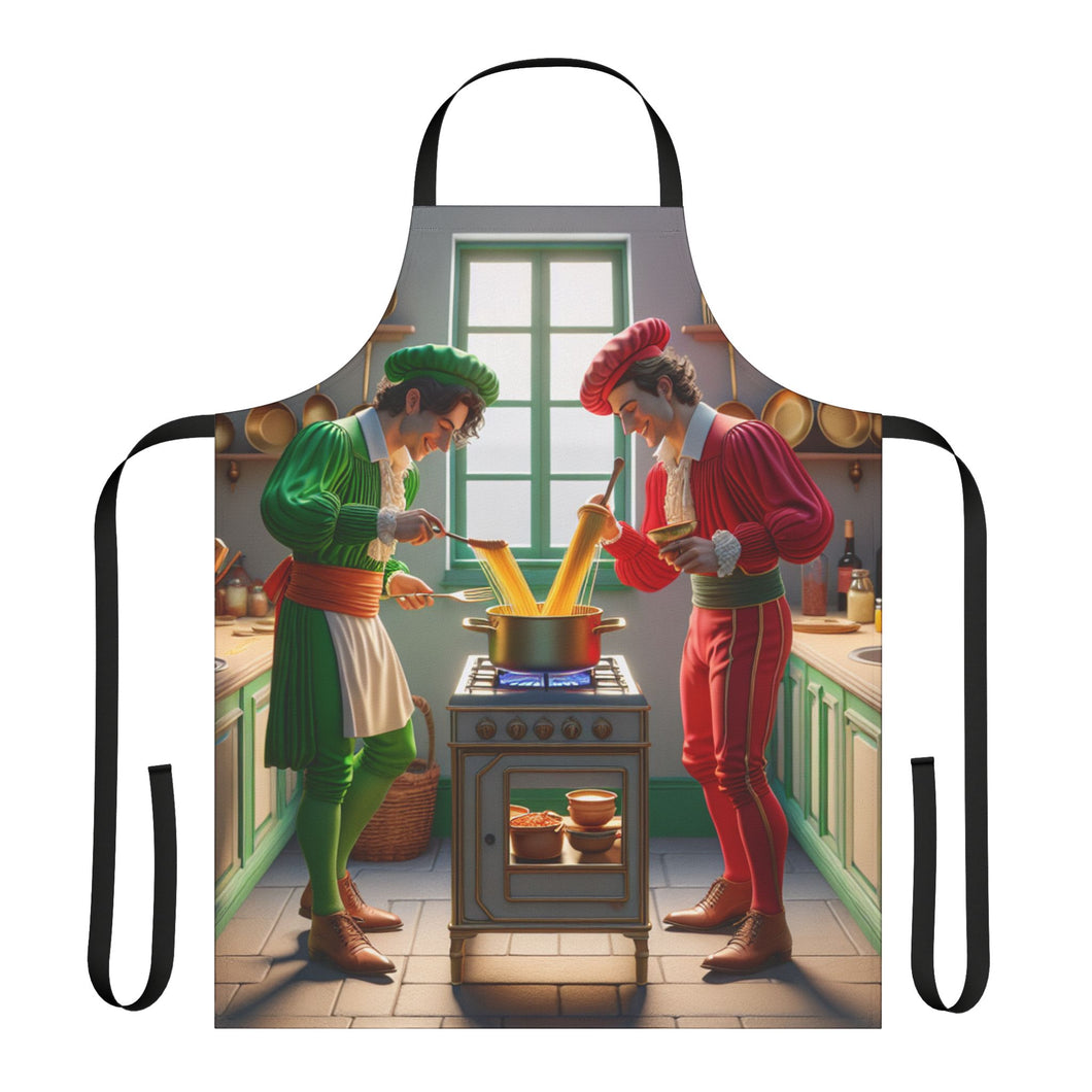 Apron, 5-Color Straps (AOP)