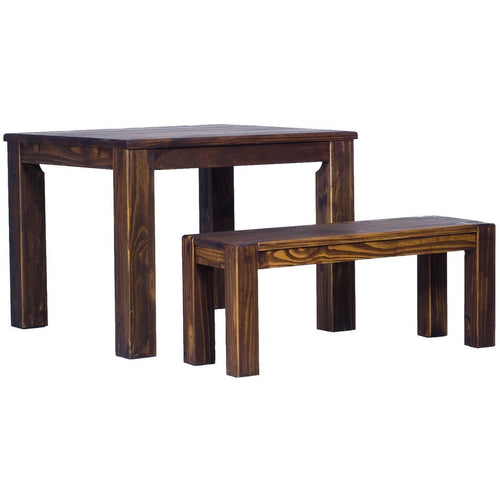 TableChamp Dining Table with Bench Solid Pine Wood