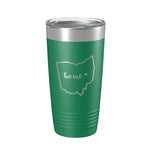 Ohio Tumbler Home State Travel Mug Insulated Laser Engraved Map Coffee Cup 20 oz