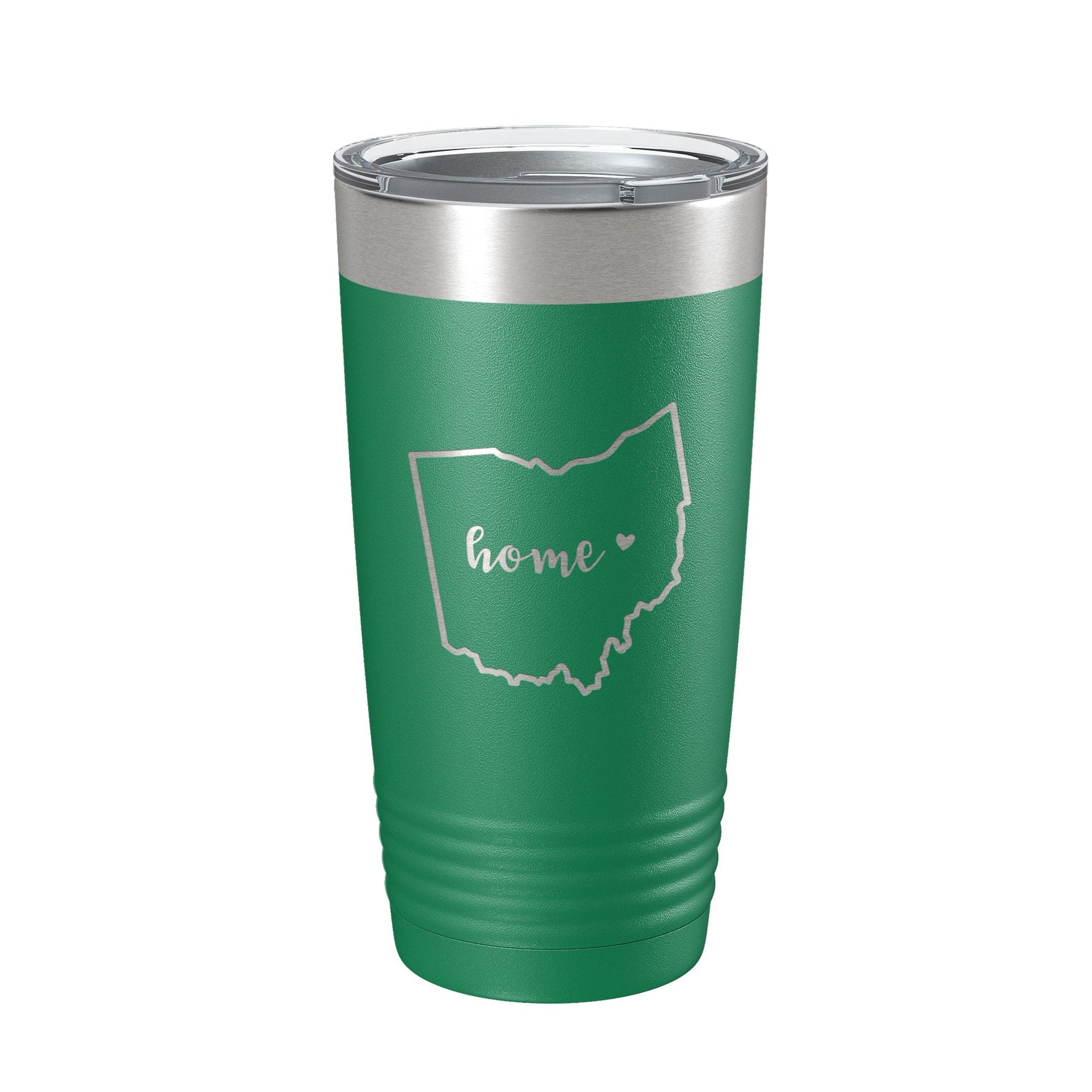 Ohio Tumbler Home State Travel Mug Insulated Laser Engraved Map Coffee Cup 20 oz