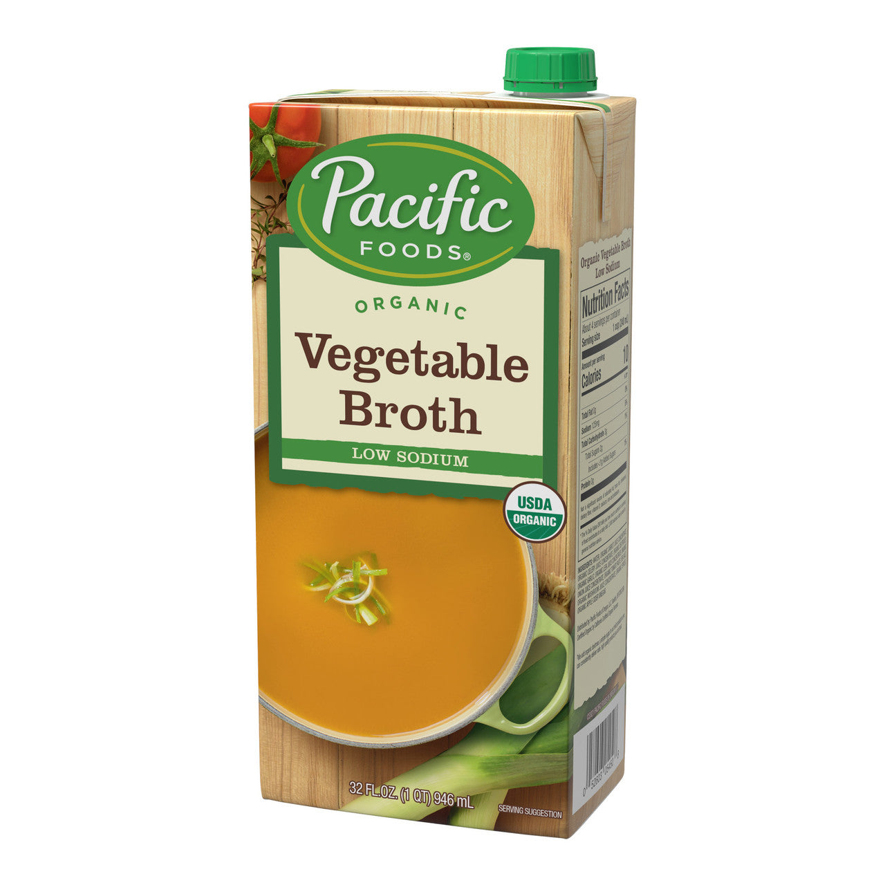 Pacific Natural vegetable Broth Low Sodium (12x32 Oz)-5