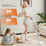 Steam Mop for Floor Cleaning,Lightweight Floor Steamer Cleaner for Hardwood/Tile/Laminate Floors Carpet, 2 Washable Pad