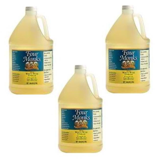 Four Monks White Wine Vinegr (4x128OZ )-0
