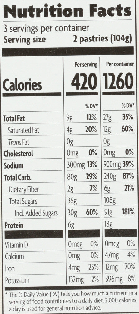 Nature's Path Un-Frosted Strawberry Toaster Pastry (12x11 Oz)-1