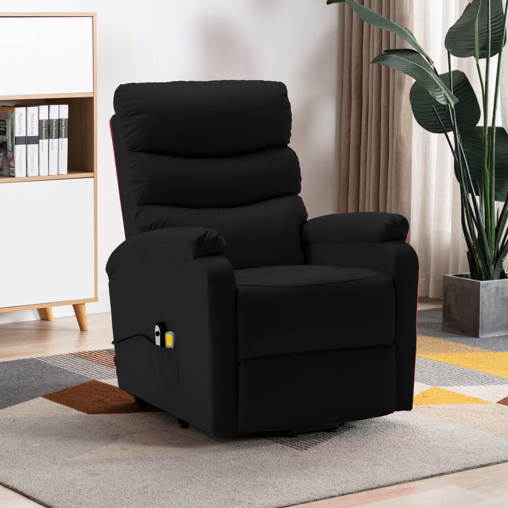 vidaXL Power Lift Recliner Lift Chair for Home Theater Cinema Faux Leather