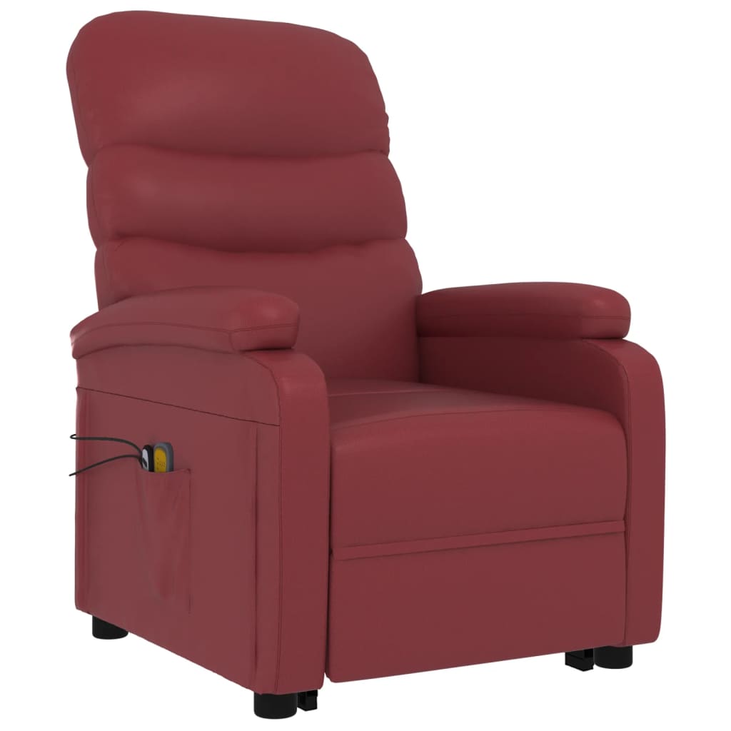 vidaXL Power Lift Recliner Lift Chair for Home Theater Cinema Faux Leather