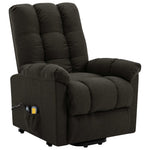 vidaXL Power Lift Recliner Electric Lift Chair for Home Theater Cinema Fabric
