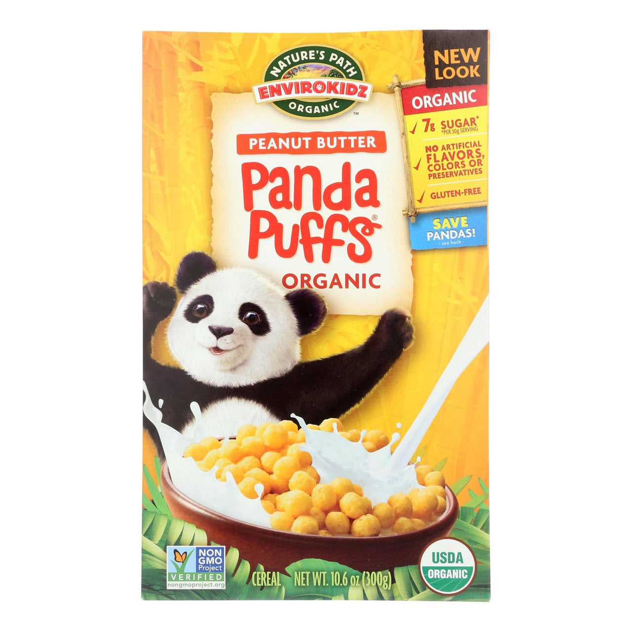 Envirokidz Panda Puffs Gluten Free (12x10.6 Oz)-0