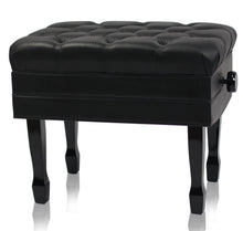 Load image into Gallery viewer, Genuine Leather Adjustable Piano Bench