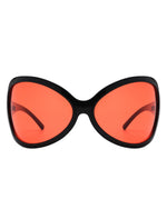 Luna - Oversized Triangle Butterfly Shape Women's Sunglasses