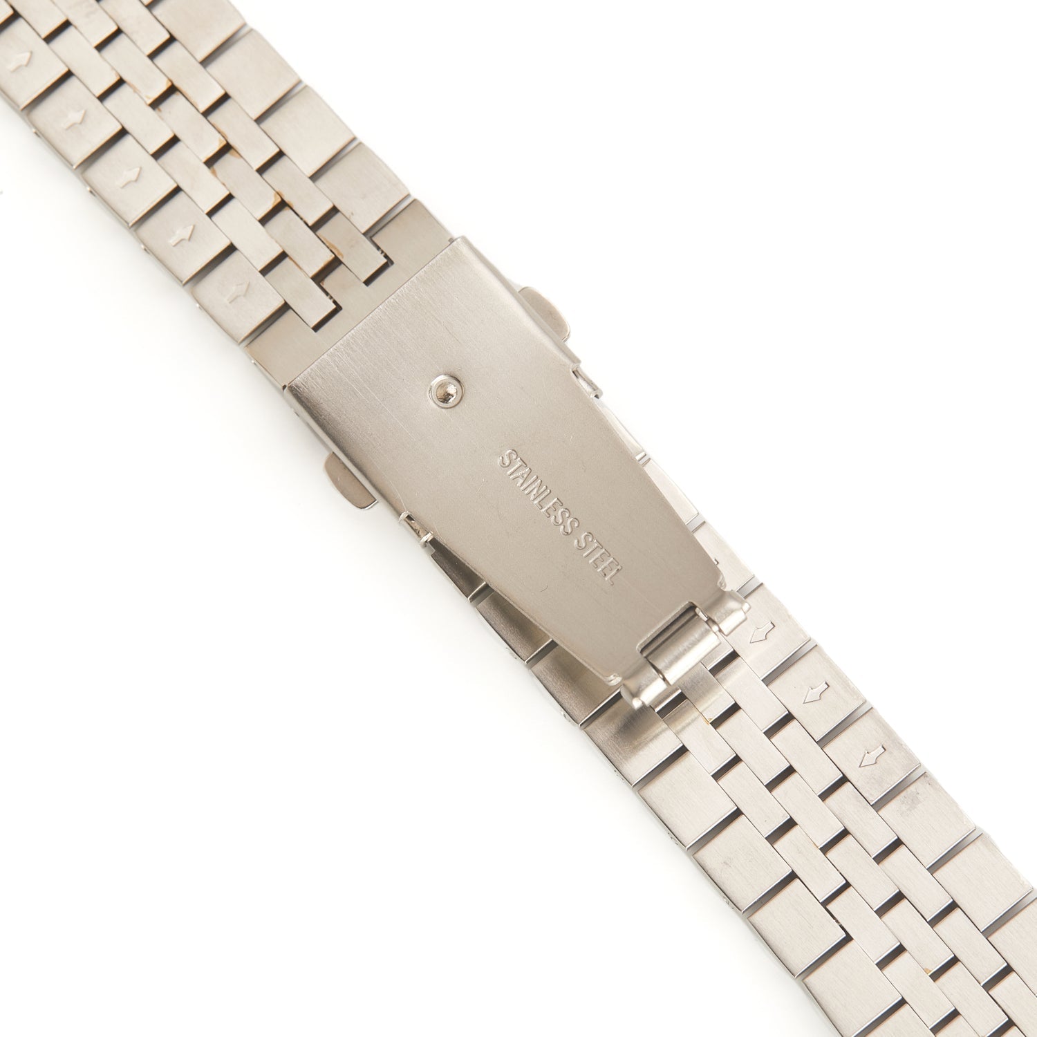 Stainless Steel Link Bracelet Band - The Perth in Silver and Rose Small - Compatible with Apple Watch Size 38mm to 41mm
