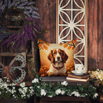 Brittany Spaniel Fall Throw Pillow