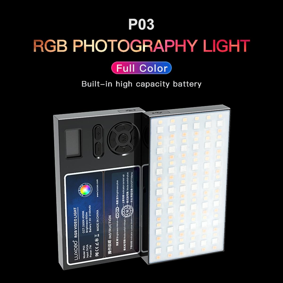 NNEIDS 800Lm Super Slim Led Video Light For On-Camera And Selfie Photography