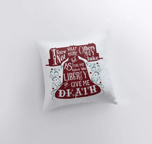 Load image into Gallery viewer, Give me Liberty | America Throw Pillow