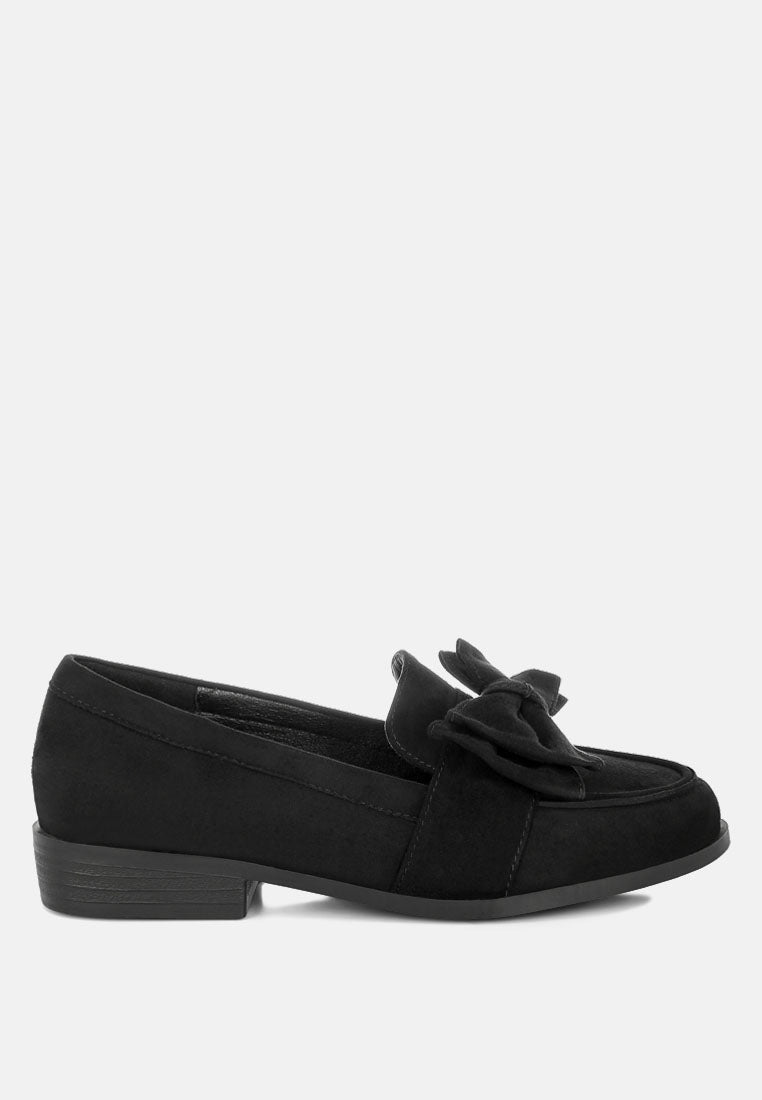 Havisham Bow Accent Heeled Loafers