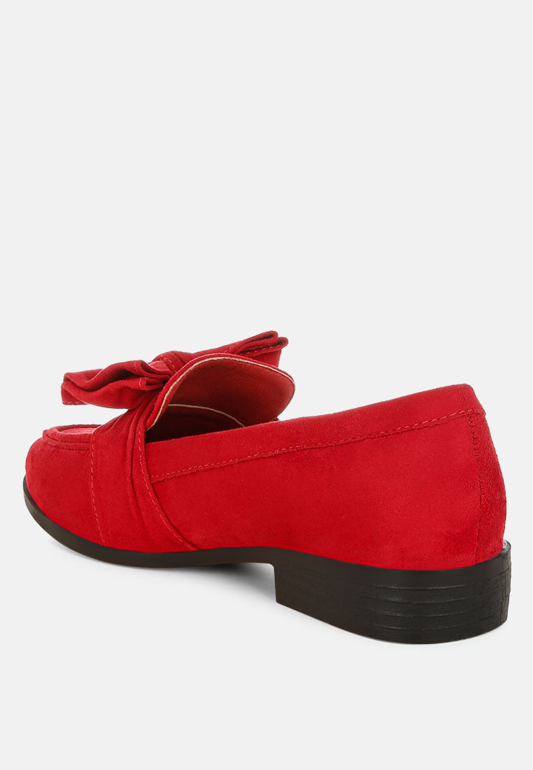 Havisham Bow Accent Heeled Loafers