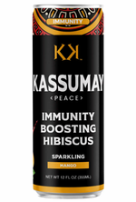MANGO SPARKLING - 12-Pack Immunity Boosting Natural Healthy Plant-Based Hibiscus Beverages
