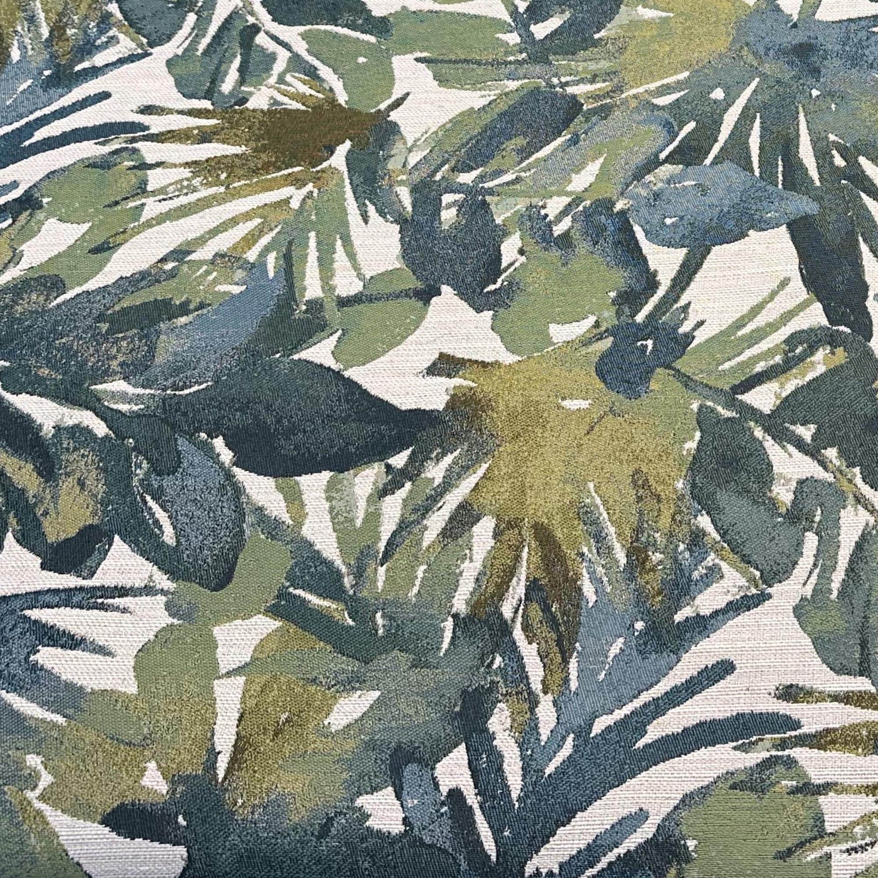 Plutus Green Yellow Nature’s Embrace Floral Luxury Throw Pillow