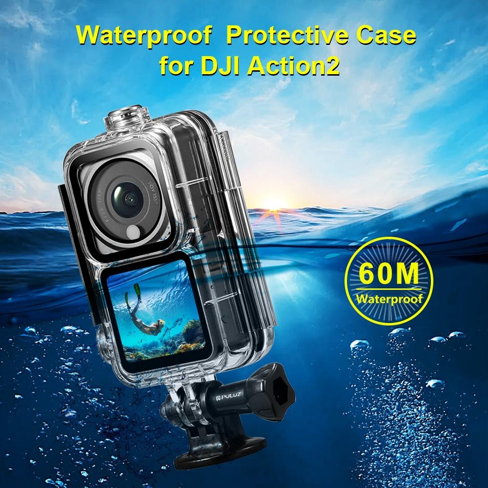 NNEIDS Waterproof Housing For Dji Action 2 Camera And Combo