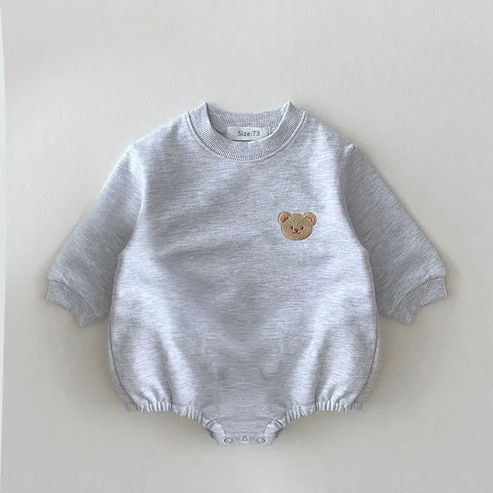 Sweatshirt with Romper Closure with Bear Multivariant