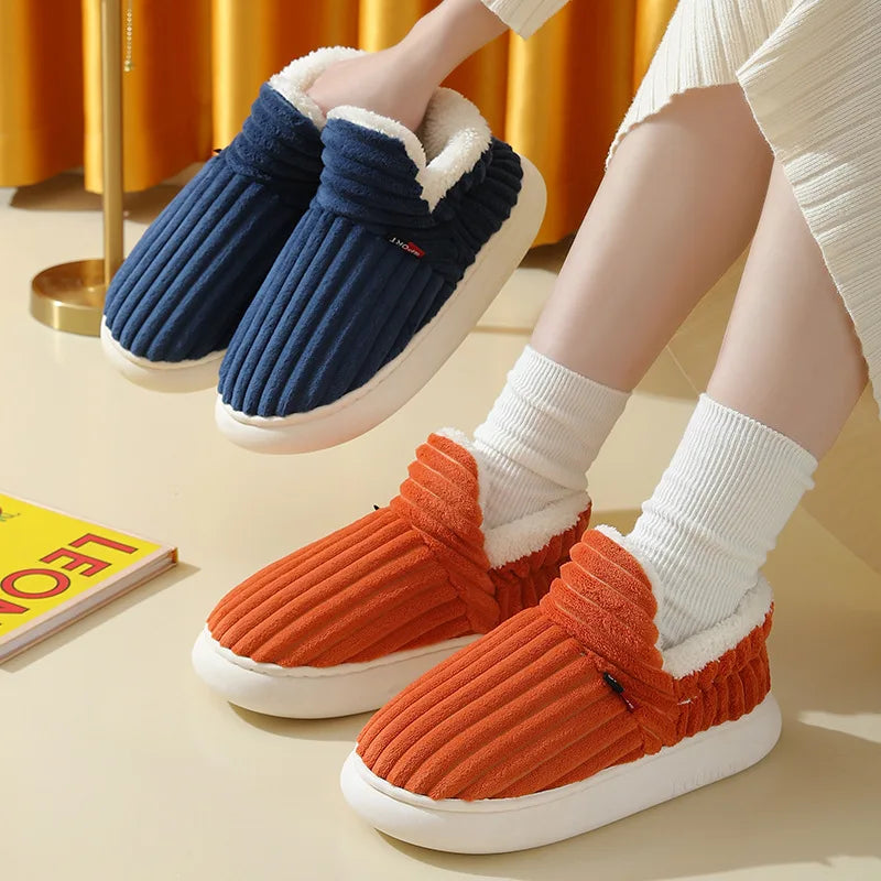 Warm and Breathable Non-Slip Slippers for Adults