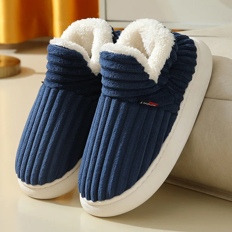 Warm and Breathable Non-Slip Slippers for Adults