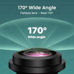 AHD 1920x1080P Car Rear View Camera Backup And Front Camera Black