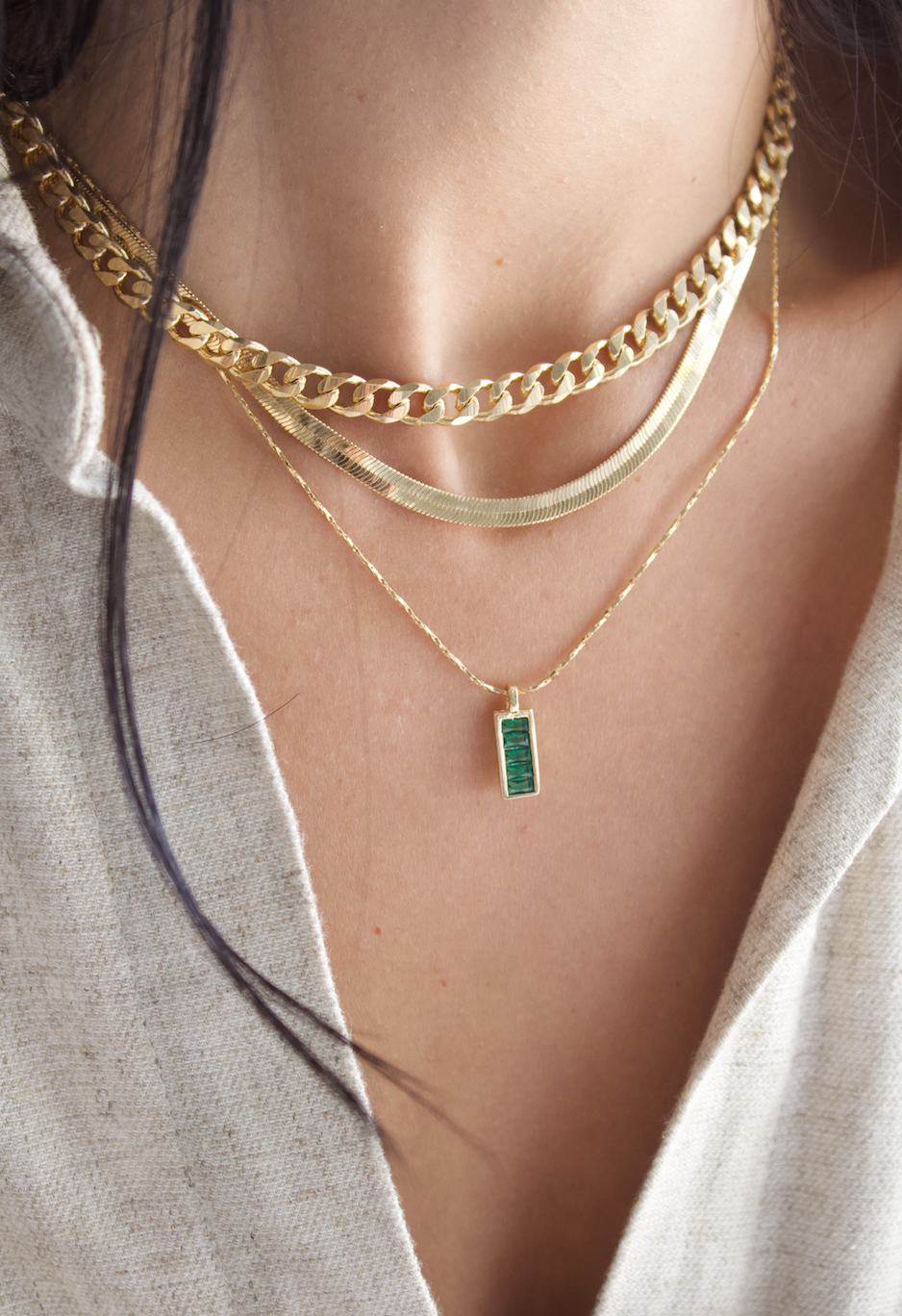 Thin Designed Twisted Chain (G189)-1