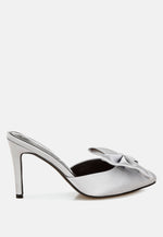 Sidonie Bow Detail Stiletto Mules