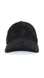 Ultra Suede Baseball Cap - Black