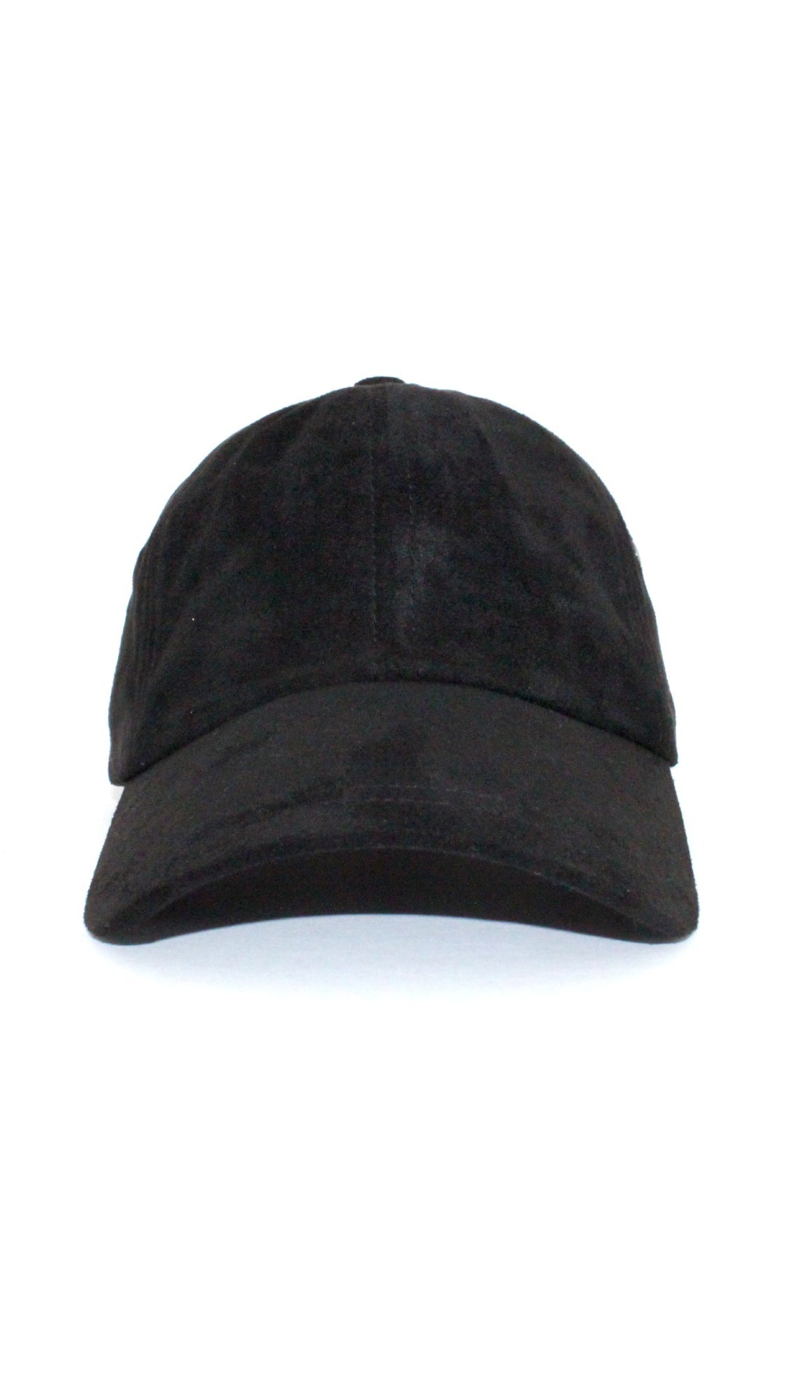 Ultra Suede Baseball Cap - Black