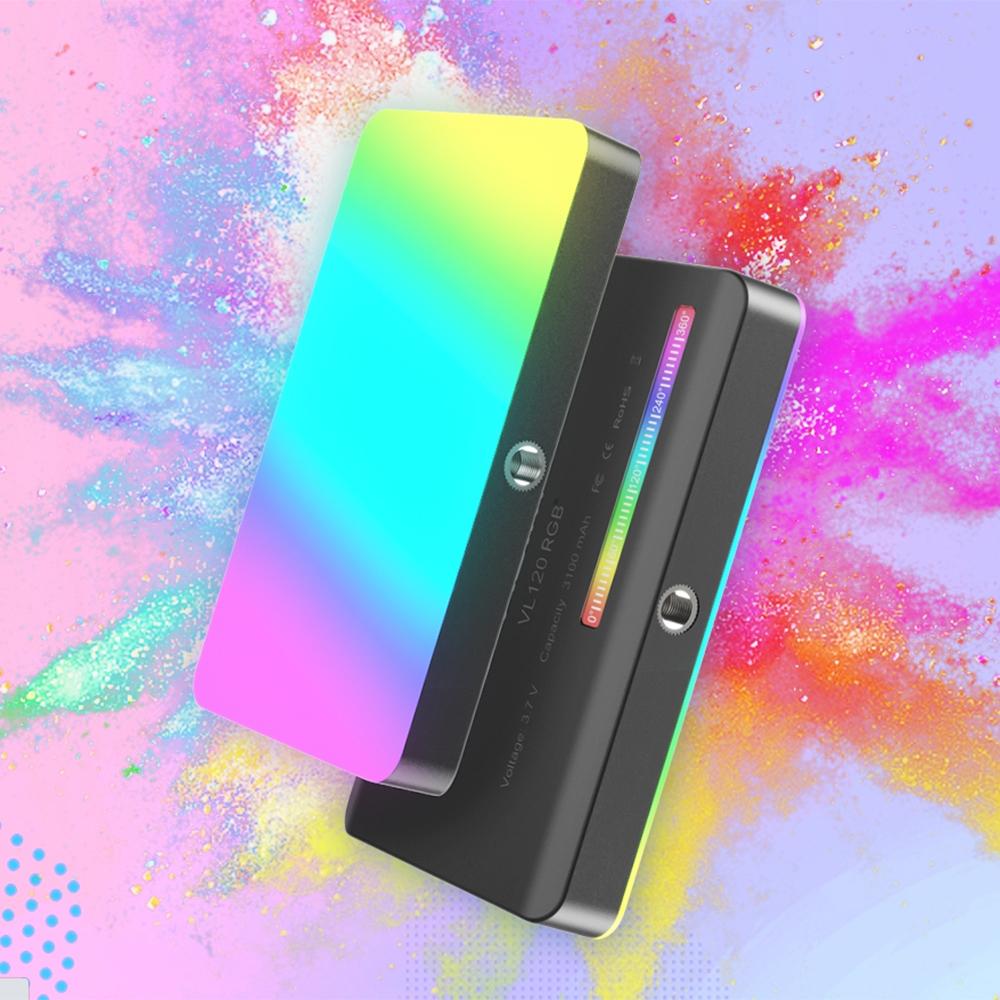 NNEIDS Full Colour Rgb Slr Camera Light For Live Photo & Video - Vl120