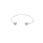 Heart Wrist Cuff Bangle (B53)-2