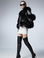 Women's Fur Biker Jacket MEATPACKING New Collection Couture in Manhattan BYMANYC ® New York