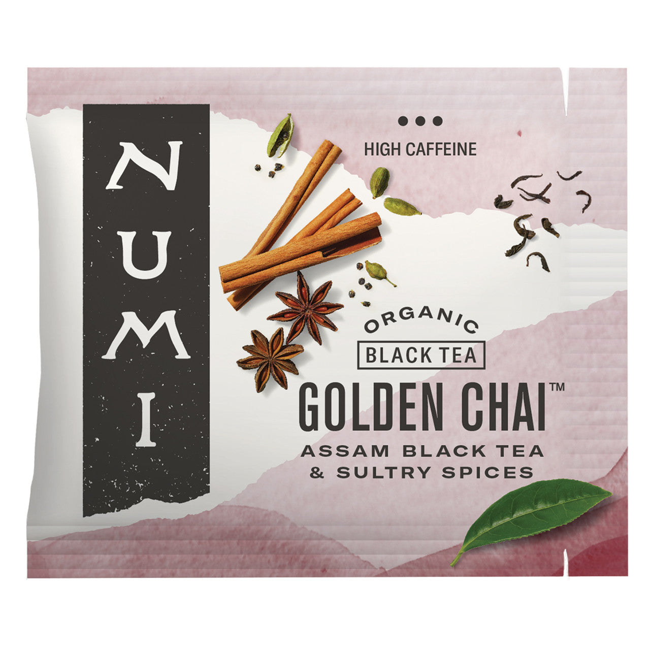 Numi Tea Golden Chai Black Tea (6x18 Bag)-1