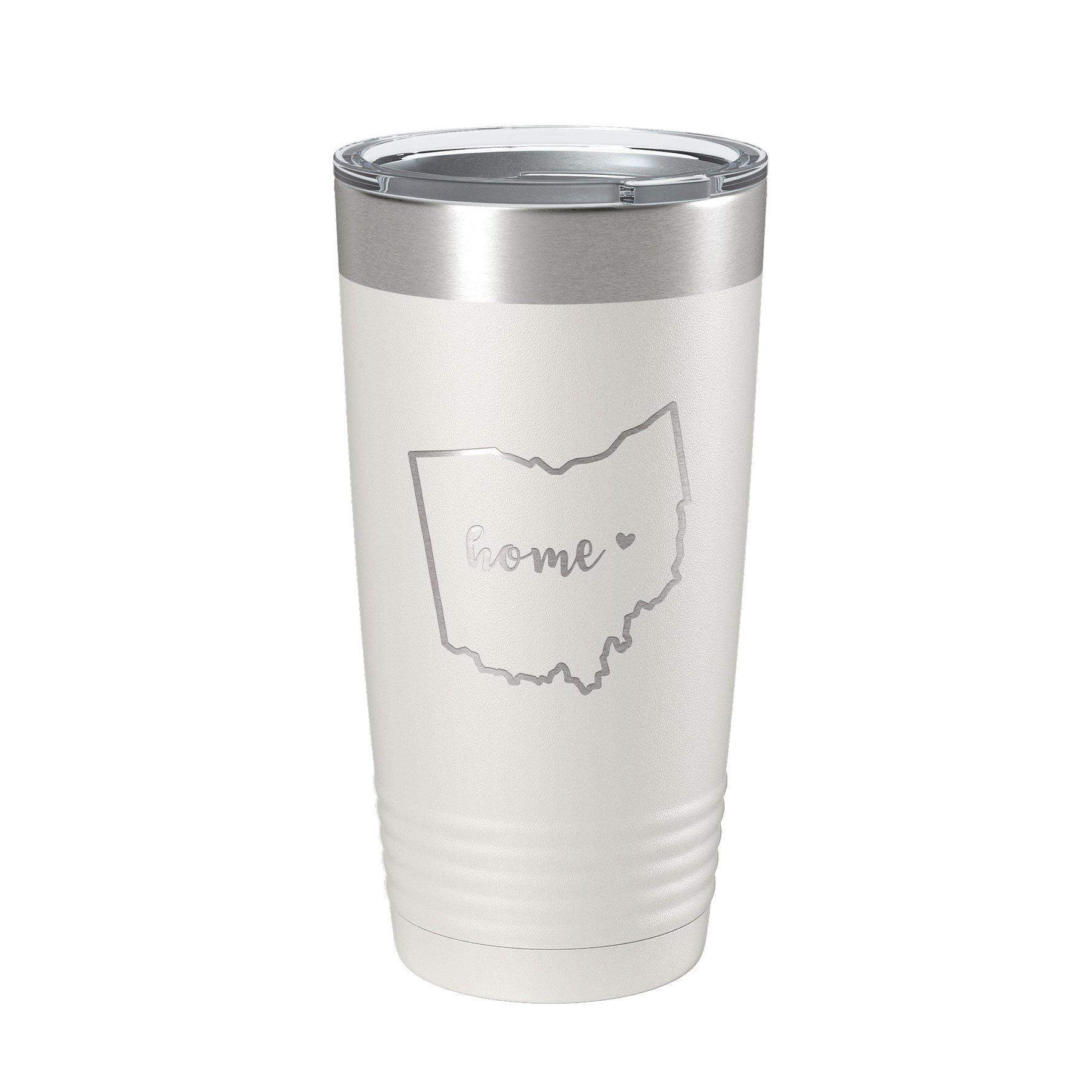 Ohio Tumbler Home State Travel Mug Insulated Laser Engraved Map Coffee Cup 20 oz