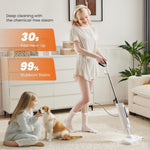 Steam Mop for Floor Cleaning,Lightweight Floor Steamer Cleaner for Hardwood/Tile/Laminate Floors Carpet, 2 Washable Pad