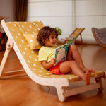 Adjustable Lounge Chair with Comfy Pad for Kids-0