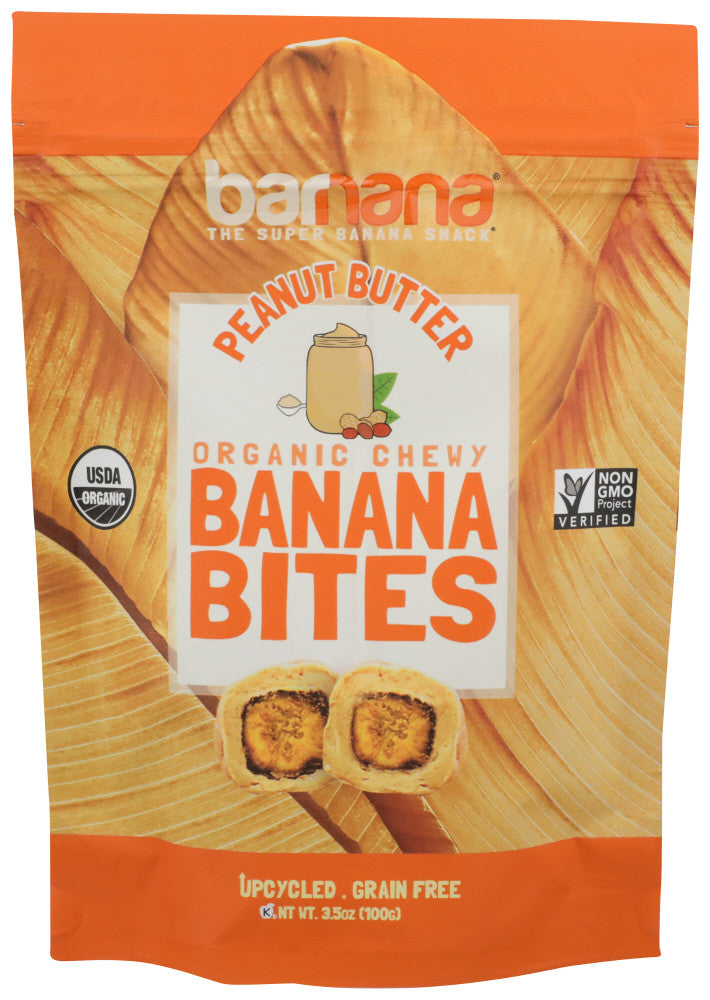 Barnana Banana Bites, Peanut Butter (12x3.5 OZ)