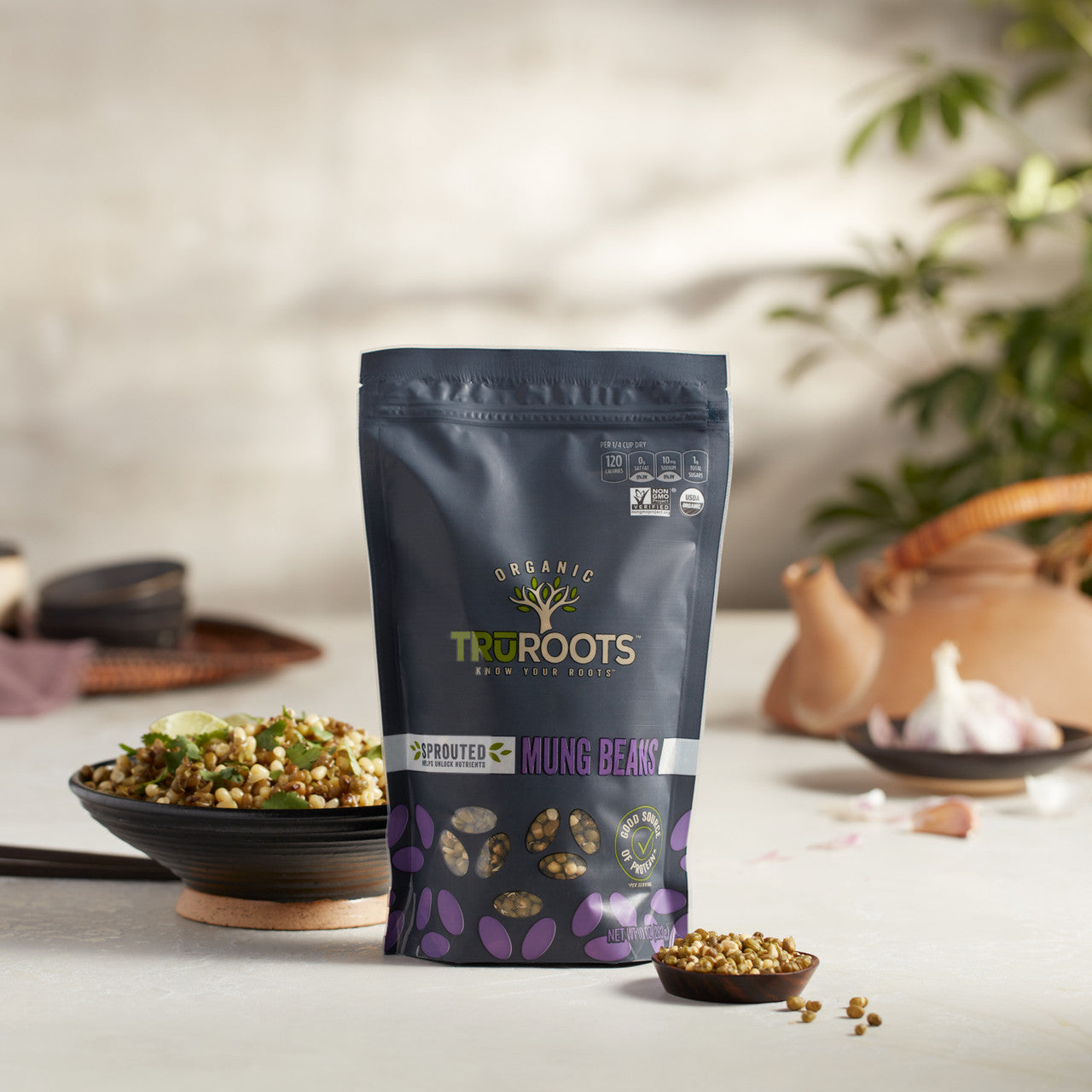 TruRoots Sprouted Mung Beans (6x10 Oz)-3
