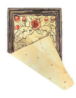 Canvello ANTIQUE HOOKED AMERICAN RUG - 1'7'' X 2'8''-1